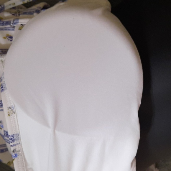 NWT ANTONIO MELANI BLUE BELTED ABYSS FLORAL/STRIPED ONE PIECE SWIMSUIT SZ L - Picture 16 of 16